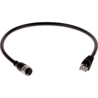M12(F)-RJ45(M) CABLE 0.5M (1.6F
