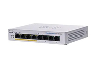 Bild von Cisco CBS110-8PP-D Unmanaged L2 Gigabit Ethernet (10/100/1000) Power over Ethernet (PoE) Grau