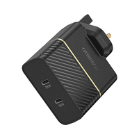 Bild von OtterBox UK Wall Charger 50W - 1X USB-C 30W + 1X USB-C 20W USB-PD, schwarz