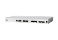 Bild von Cisco CBS350 Managed L3 10G Ethernet (100/1000/10000) 1U Schwarz, Grau