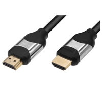 Bild von M-Cab 6060021 HDMI-Kabel 1 m HDMI Typ A (Standard) Silber, Schwarz