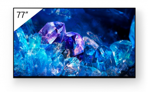 Bild von Sony FWD-77A80K Signage-Display Digital Beschilderung Flachbildschirm 195,6 cm (77 Zoll) OLED WLAN 4K Ultra HD Schwarz Eingebauter Prozessor Android 10