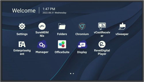 Bild von Viewsonic CDE4330 Interaktives Whiteboard 109,2 cm (43 Zoll) 3840 x 2160 Pixel Touchscreen Schwarz USB