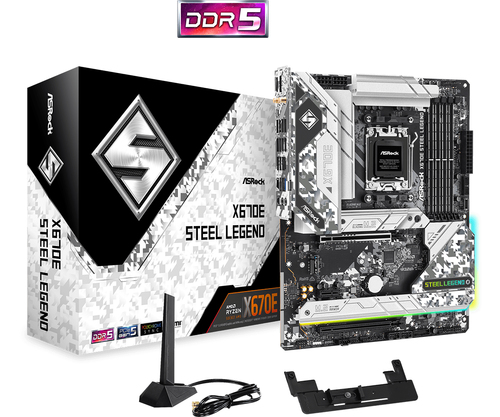 Bild von Asrock X670E Steel Legend AMD X670 Sockel AM5 ATX