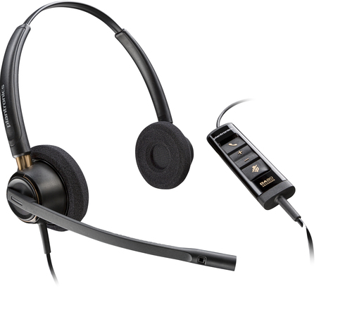 Bild von POLY EncorePro 525 USB-A Stereo-Headset, zertifiziert für Microsoft Teams