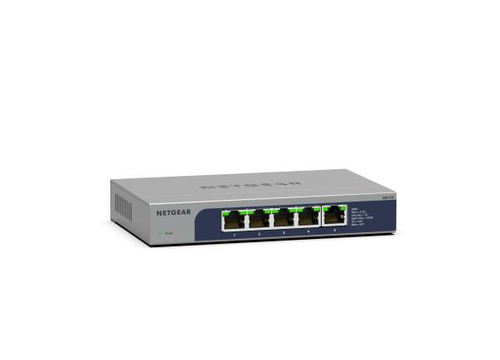Bild von NETGEAR MS105-100EUS Netzwerk-Switch Unmanaged 2.5G Ethernet (100/1000/2500) Power over Ethernet (PoE) 1U