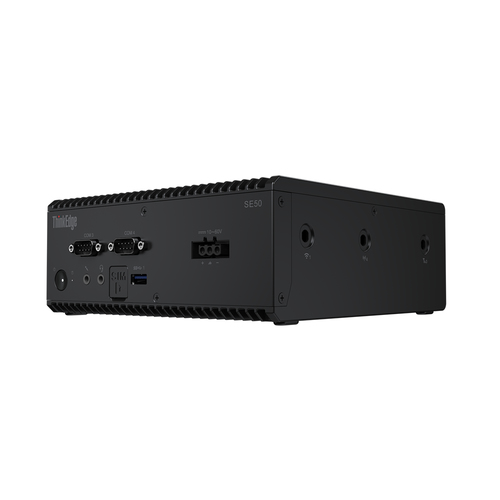 Bild von Lenovo ThinkEdge SE50 Intel® Core™ i7 i7-8665UE 16 GB DDR4-SDRAM 512 GB SSD Windows 10 IoT Enterprise Mini PC Mini-PC Schwarz