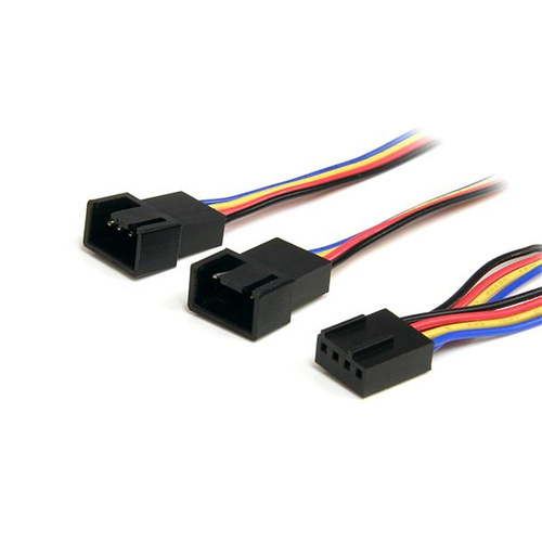 Bild von StarTech.com 30cm Y-Kabel für Lüfter - 4 Pin PWM Splitter Kabel Bu/St