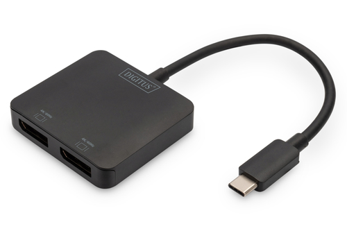 Bild von Digitus 2-Port MST Video Hub (USB-C™ -&gt; 2x DisplayPort)