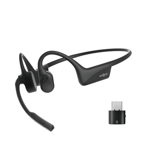 Bild von SHOKZ OpenComm2 UC Kopfhörer Kabellos Ohrbügel Büro/Callcenter Bluetooth Schwarz