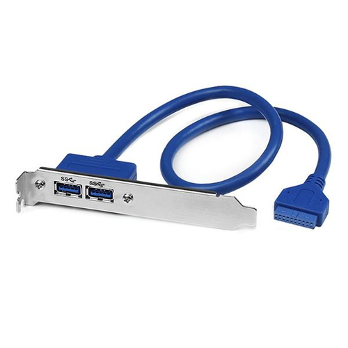 Bild von StarTech.com 2 Port USB 3.0 A Buchse Slotblech Adapter