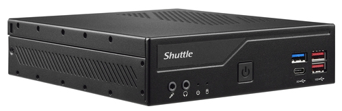 Bild von Shuttle Slim PC DH670V2 , S1700, 2x HDMI, 2x DP , 2x 2.5G LAN, 2x COM, 8x USB, 1x 2.5&quot;, 2x M.2, 24/7 Dauerbetrieb, inkl. VESA