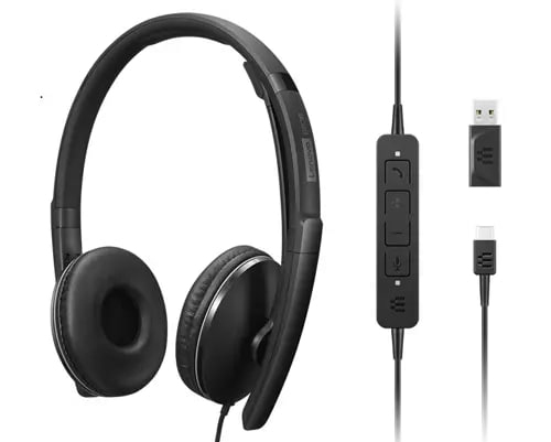 Bild von Lenovo 4XD1M39029 Kopfhörer & Headset Kabelgebunden Kopfband USB Typ-C Schwarz
