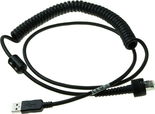 DATALOGIC - USB-Kabel - USB - IP67 - 2.4 m - gewickelt - für PowerScan PD9630-DC, PD9630-HP, PD9630-