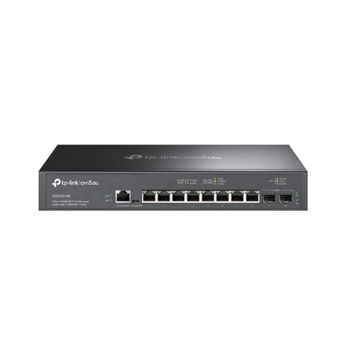 TP-LINK Omada 8-Port 2.5GBASE-T L2+ Managed Switch with 2 10GE SFP+ Slots     PORT: 8× 2.5G Ports, 2