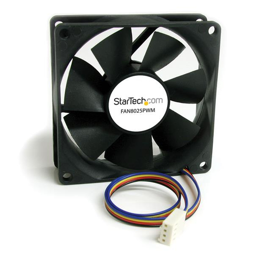 Bild von StarTech.com 80mm Computer Gehäuselüfter/ PWM Cooling Fan - Lüfter für Computer Gehäuse mit 4 pin Molex