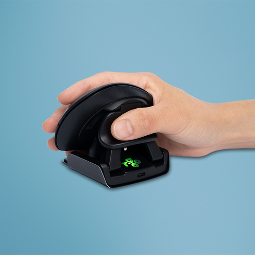 Bild von R-Go Tools Ergonomische Maus R-Go Twister mit Pausensoftware, beidhändige Maus für Links- und Rechtshänder, faltbar, Bluetooth und kabelgebunden