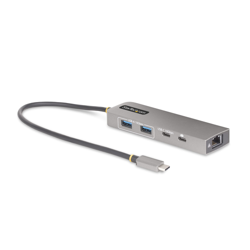 STARTECH.COM 3-Port USB-C Hub 2.5Gbps Ethernet 100W PD Pass-Through