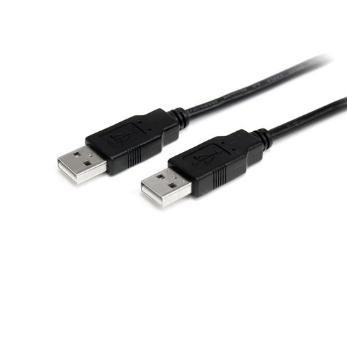 Bild von StarTech.com 1m USB 2.0 A auf A Kabel - Stecker/Stecker - Schwarz