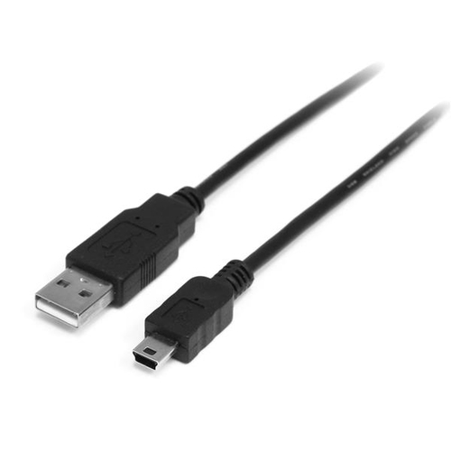 Bild von StarTech.com 2 m Mini USB 2.0-Kabel - A-auf-Mini B – Stecker/Stecker