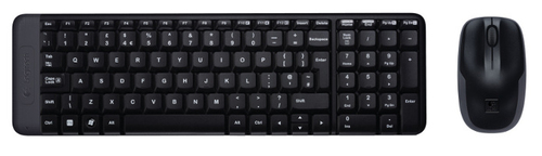 Bild von Logitech Wireless Combo MK220 Tastatur Maus enthalten Büro RF Wireless QWERTZ Ungarisch Schwarz