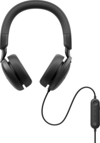 Bild von DELL WH5024 Kopfhörer Kabelgebunden Kopfband Anrufe/Musik USB Typ-C Schwarz