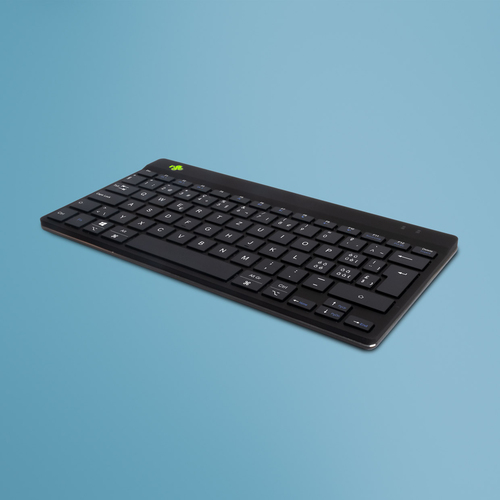 Bild von R-Go Tools Ergonomische Tastatur R-Go Compact Break, kompakte Tastatur mit Pausensoftware, QWERTZ (CH), Bluetooth, Schwarz