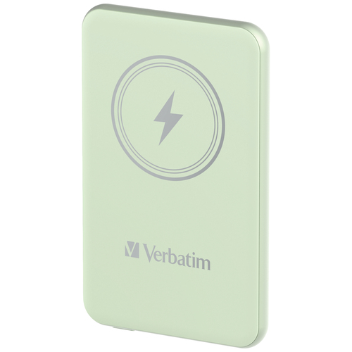 VERBATIM Charge´n´Go Magnetic Wireless Power Bank 5000 Green