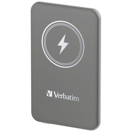VERBATIM Charge´n´Go Magnetic Wireless Power Bank 5000 Grey