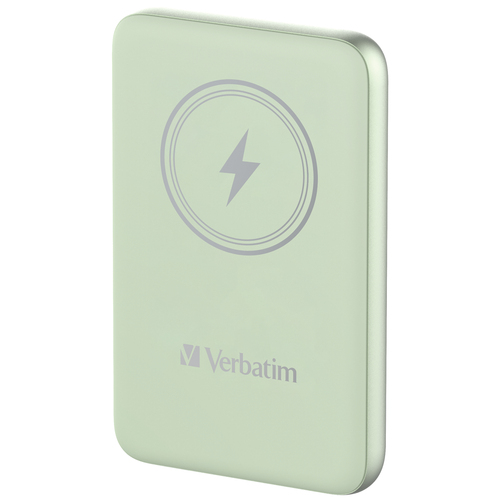 VERBATIM Charge´n´Go Magnetic Wireless PowerBank 10000 Grenn