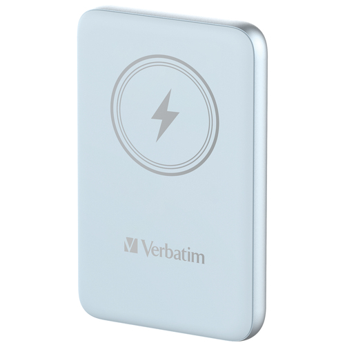 VERBATIM Charge´n´Go Magnetic Wireless Power Bank 10000 Blue