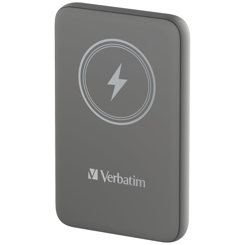 VERBATIM Charge´n´Go Magnetic Wireless Power Bank 10000 Grey