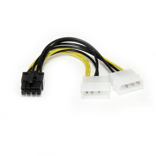 Bild von StarTech.com 15cm LP4 auf 8-Pin PCI Express Grafikkarten Stromkabel