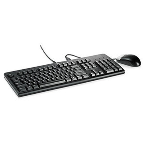 Bild von HPE USB Keyboard and Mouse, PVC Free, Intl Tastatur Maus enthalten Büro QWERTY Schwarz