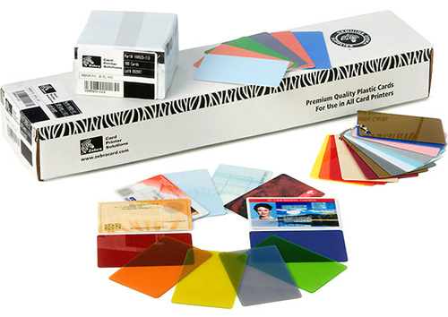 Bild von Zebra PVC Card, 30mil Visitenkarte 500 Stück(e)