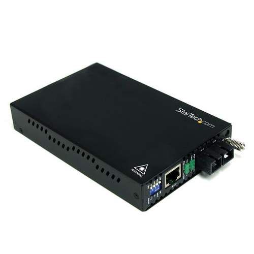 Bild von StarTech.com 10/100 Mbit/s Ethernet Single Mode LWL / Glasfaser SC Medienkonverter 30 km