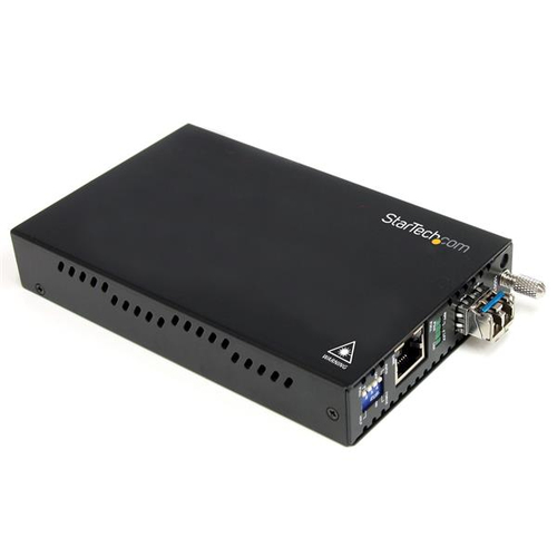 Bild von StarTech.com LWL / Glasfaser Gigabit 1000 Mbit/s Multimode Medienkonverter - LC 550m