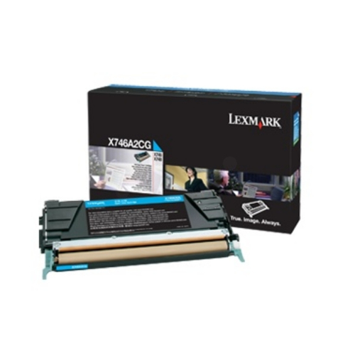 Bild von Lexmark X746A3 C Tonerkartusche 1 Stück(e) Original Cyan