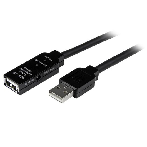 Bild von StarTech.com 20m aktives USB 2.0 Verlängerungskabel - Stecker/Buchse