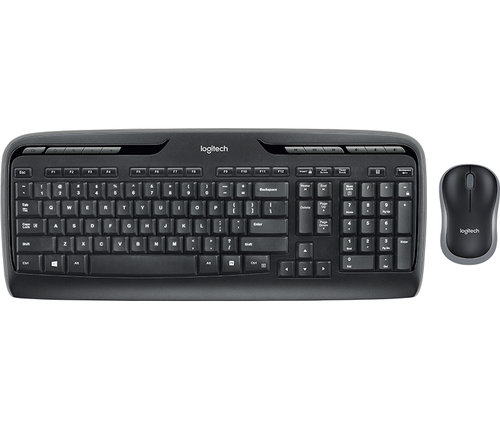 Bild von Logitech Wireless Combo MK330 Tastatur Maus enthalten USB QWERTY UK Englisch Schwarz