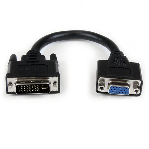 Bild von StarTech.com VGA auf DVI Monitor Adapter 20cm - VGA (15 pin) (Buchse) DVI-I (29 pin) (Stecker)