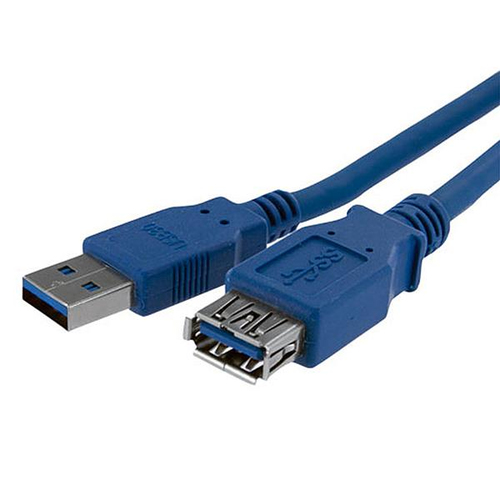 Bild von StarTech.com 1 m SuperSpeed USB 3.0 Verlängerungskabel - Stecker/ Buchse - Blau