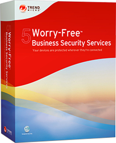 Bild von Trend Micro Worry-Free Business Security Services 5, RNW, 26-50u, 20m, FRE Erneuerung Französisch 20 Monat( e)
