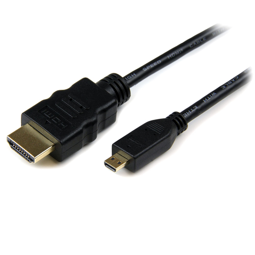 Bild von StarTech.com 3m High-Speed-HDMI-Kabel auf HDMI-Micro mit Ethernet (Stecker/Stecker)