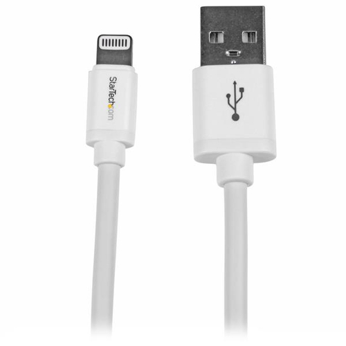 Bild von StarTech.com 2m Apple 8 Pin Lightning Connector auf USB Kabel - Weiß - USB Kabel für iPhone / iPod / iPad