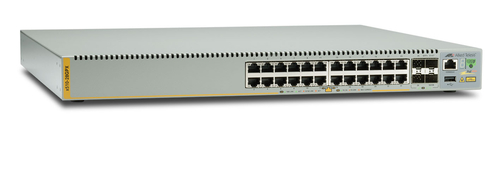 Bild von Allied Telesis AT-x510-28GPX-50 Managed Gigabit Ethernet (10/100/1000) Power over Ethernet (PoE) Grau