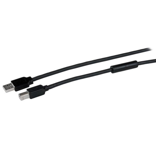 Bild von StarTech.com 15m aktives USB 2.0 A auf B Kabel - Stecker/Stecker