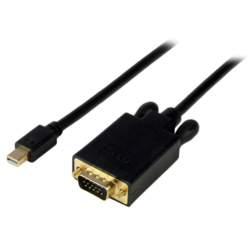 Bild von StarTech.com 91cm Mini DisplayPort auf VGA Kabel - mDP auf VGA Adapter - St/St - Schwarz