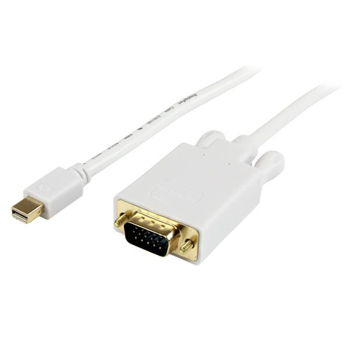 Bild von StarTech.com 91cm Mini DisplayPort auf VGA Kabel - mDP auf VGA Adapter - St/St - Weiß