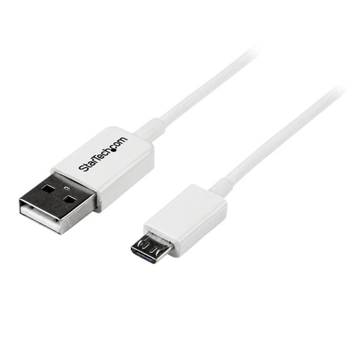 Bild von StarTech.com 1m USB 2.0 A auf Micro USB B Kabel - Weiß